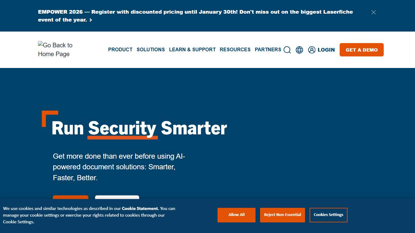 Laserfiche Document Management, Process Automation